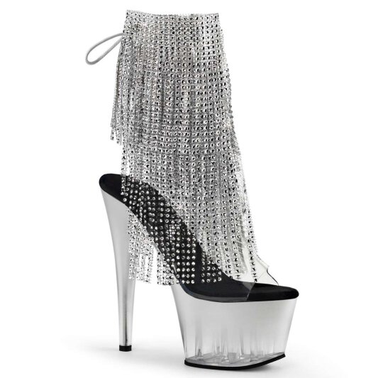 Pleaser Bottines ADORE-1017RSFT Argent