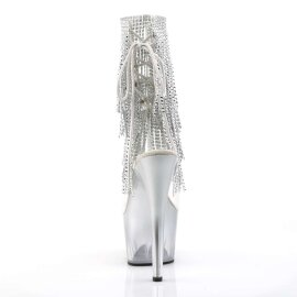 Pleaser Bottines ADORE-1017RSFT Argent
