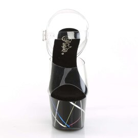 Pleaser Sandales ADORE-708BMC Transparent Noir