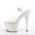 Pleaser Sandales ADORE-708HMG Transparent Argent Multi Paillettes