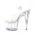 Pleaser Sandales ADORE-708LS Transparent Argent