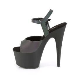 Pleaser Sandales ADORE-709REFL Vert Noir Multi Réfléchissant