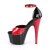 Pleaser Sandales ADORE-789 Rouge Noir