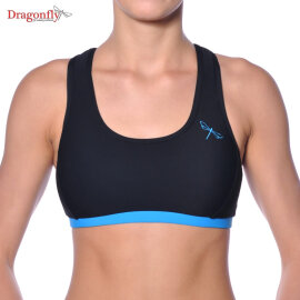 Dragonfly Haut Sporty L Noir/Bleu ciel