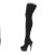 Pleaser Bottes cuissardes DELIGHT-3003 Noir