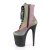 Pleaser Bottines FLAMINGO-1020REFL Bigarré Réfléchissant Noir