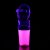 Pleaser Sandales FLAMINGO-808UVG Transparent Néon-Rose Paillettes