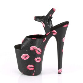 Pleaser Sandales FLAMINGO-809KISSES Noir