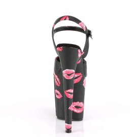 Pleaser Sandales FLAMINGO-809KISSES Noir
