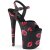 Pleaser Sandales FLAMINGO-809KISSES Noir