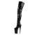 Pleaser Bottes cuissardes INFINITY-4000 Noir
