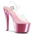 Pleaser Sandales SKY-308 Transparent Rose Chrome