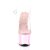 Pleaser Sandales SKY-308 Transparent Rose Chrome