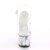 Pleaser Sandales SKY-308GF Transparent Argent Multi Paillettes