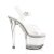 Pleaser Sandales TIPJAR-708-2 Transparent Argent