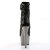 Pleaser Bottines ADORE-1008SQ Noir Chrome EU-38/US-8