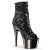 Pleaser Bottines ADORE-1008SQ Noir Chrome EU-39/US-9