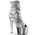 Pleaser Bottines ADORE-1008SQ Argent Multi Strass Chrome EU-39/US-9