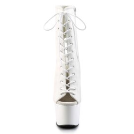 Pleaser Bottines ADORE-1016 Blanc EU-35/US-5