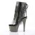 Pleaser Bottines ADORE-1017RSF Transparent Argent Noir Chrome EU-35/US-5