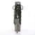 Pleaser Bottines ADORE-1017RSF Transparent Argent Noir Chrome EU-38/US-8