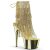 Pleaser Bottines ADORE-1017RSF Or Chrome Transparent EU-40/US-10