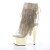 Pleaser Bottines ADORE-1017RSF Or Chrome Transparent EU-40/US-10