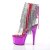 Pleaser Bottines ADORE-1017RSF Fuchsia Chrome Bigarré EU-35/US-5