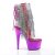 Pleaser Bottines ADORE-1017RSF Fuchsia Chrome Bigarré EU-35/US-5
