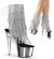 Pleaser Bottines ADORE-1017RSF Transparent Argent Chrome EU-40/US-10