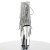 Pleaser Bottines ADORE-1017RSF Transparent Argent Chrome EU-35/US-5