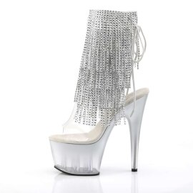 Pleaser Bottines ADORE-1017RSFT Argent EU-41/US-11