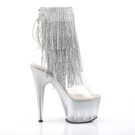 Pleaser Bottines ADORE-1017RSFT Argent EU-41/US-11