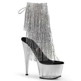Pleaser Bottines ADORE-1017RSFT Argent EU-35/US-5