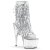 Pleaser Bottines ADORE-1017SQF Transparent Argent EU-40/US-10