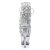 Pleaser Bottines ADORE-1017SQF Transparent Argent EU-40/US-10