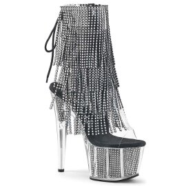 Pleaser Bottines ADORE-1017SRS Argent EU-41/US-11