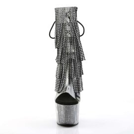 Pleaser Bottines ADORE-1017SRS Argent EU-35/US-5