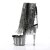 Pleaser Bottines ADORE-1017SRS Argent EU-35/US-5