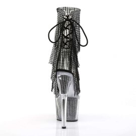 Pleaser Bottines ADORE-1017SRS Argent EU-38/US-8