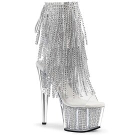 Pleaser Bottines ADORE-1017SRS Argent EU-40/US-10