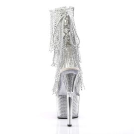 Pleaser Bottines ADORE-1017SRS Argent EU-35/US-5