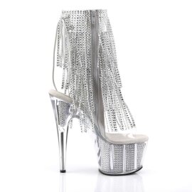 Pleaser Bottines ADORE-1017SRS Argent EU-35/US-5