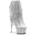 Pleaser Bottines ADORE-1017SRS Argent EU-35/US-5