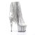 Pleaser Bottines ADORE-1017SRS Argent EU-35/US-5