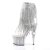 Pleaser Bottines ADORE-1017SRS Argent EU-39/US-9