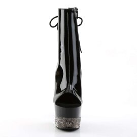 Pleaser Bottines ADORE-1018-3 Noir Strass EU-39/US-9