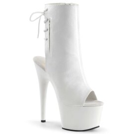 Pleaser Bottines ADORE-1018 Blanc EU-35/US-5