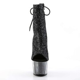 Pleaser Bottines ADORE-1018G Noir Paillettes EU-35/US-5