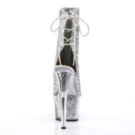 Pleaser Bottines ADORE-1018G Argent Paillettes EU-40/US-10